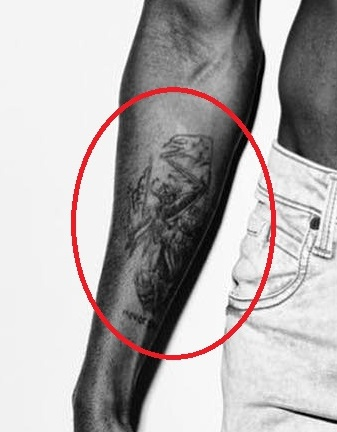 Hardik Pandya An Abstract Tattoo (Right Forearm)