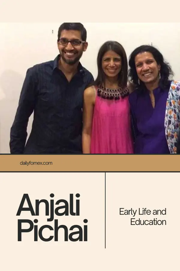 Anjali Pichai Early Life and Education